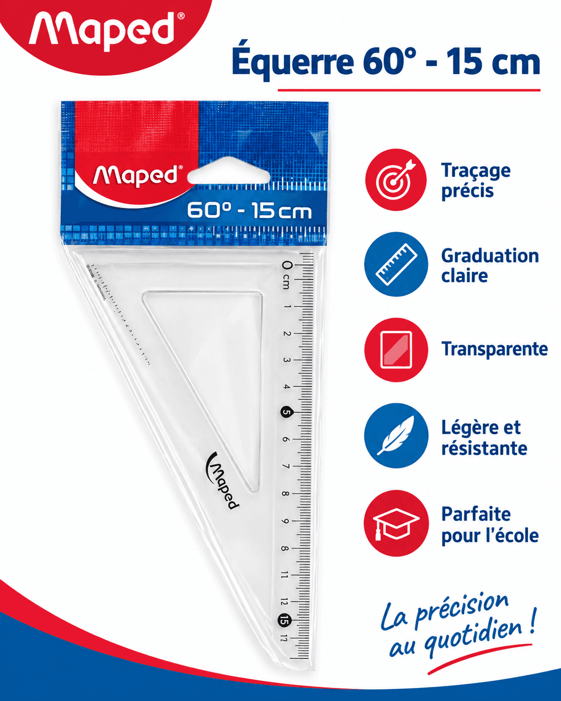 Triangle de dessin Maped