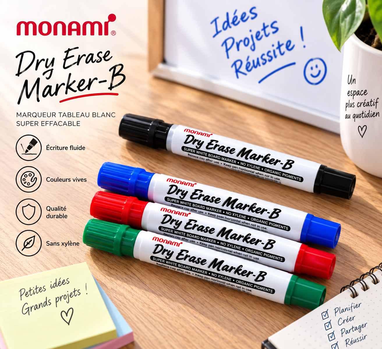 feutre monami bullet type